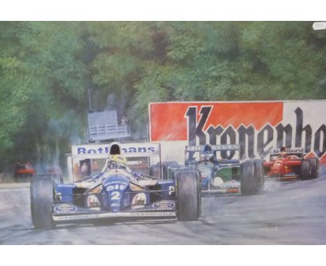 AFTER JOHN SAUNDERS "May 1st", limited edition colour print No'd. 274/500, signed in pencil lower right, together with other 
