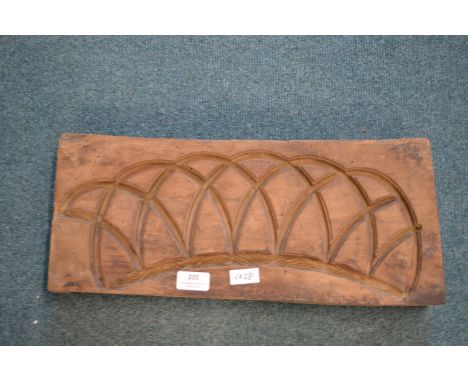 *Period Antique Carved Wooden Mould for Plaster Architectural Detail