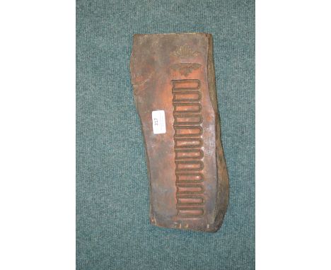 *Period Antique Carved Wooden Mould for Plaster Architectural Detail
