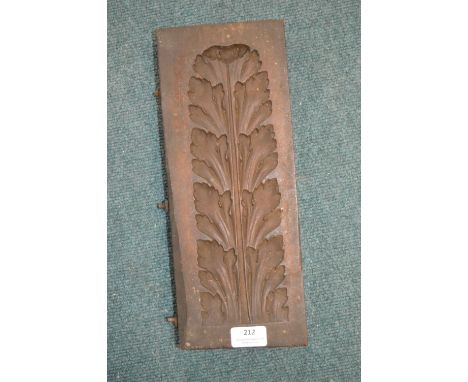 *Period Antique Carved Wooden Mould for Plaster Architectural Detail