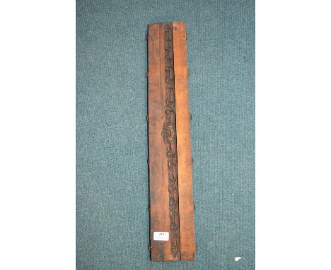 *Period Antique Carved Wooden Mould for Plaster Architectural Detail