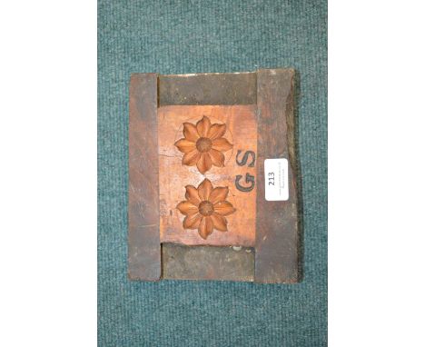 *Period Antique Carved Wooden Mould for Plaster Architectural Detail