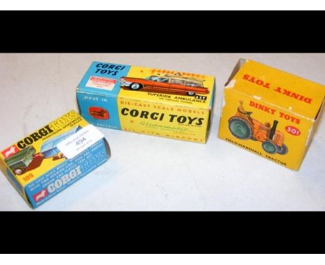 A boxed Dinky Toy No.301, together with No.437 and 109 