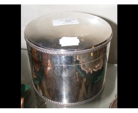 A silver plated Garrard &amp; Co. caddy 