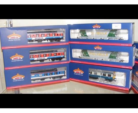 A boxed Bachmann Bogie Hopper Wagon, together with five others 