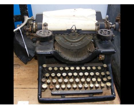 A vintage Woodstock typewriter 
