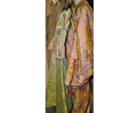 Two embroidered vintage stage costumes 