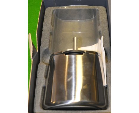 A boxed Georg Jenson elements oil lamp.
