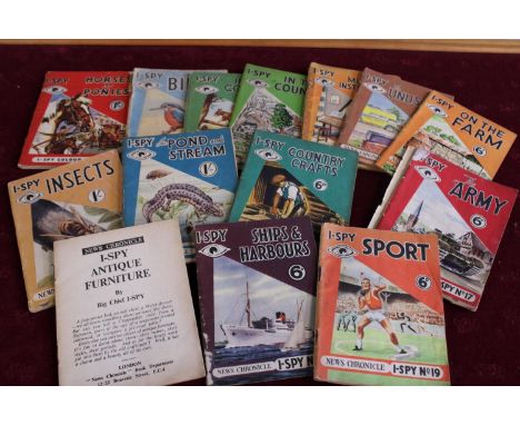 A selection of vintage I-Spy chronicle magazines 