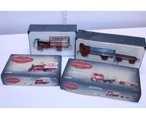 Two boxed Corgi Vintage Glory of Steam models 
