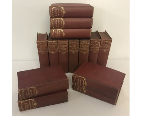 A vintage set of 14 books by Charles Dickens printed by Odhams Press, London.To include "A Christmas Carol", "Nicholas Nickel