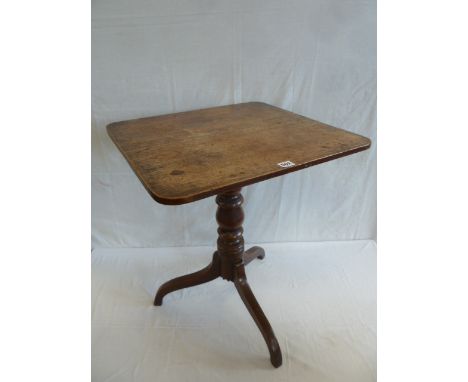 Georgian oak tripod snap-top table 