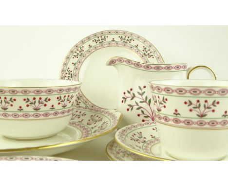 A Royal Crown Derby Brittany pattern tea service for 8 people.