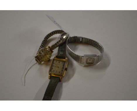There various wrist watches to include a gents Rotary