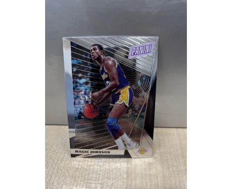 2018 Panini, The National VIP, Los Angeles Lakers - Magic Johnson (Silver Card) 73