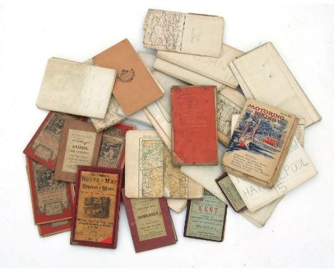 A quantity of assorted linen backed Ordnance Survey maps to include Philips Cycling Map of Surrey and Bacons Cycling Road Map