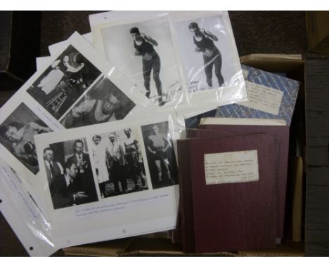Boxing Photographs &amp; Result/Record Books, From the early 1900's to the more recent times,  A large collection of 500+ mod