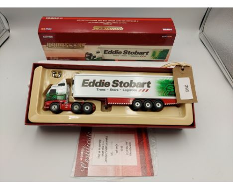 Manufacturer  - Corgi | Description - Volvo FH & Fridge Trailer - Eddie Stobart | Stock Code - CC18004 | Notes - Mint| Scale 