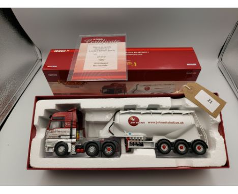 Manufacturer  - Corgi | Description - MAN TGA Feldbinder - John Mitchell | Stock Code - CC13430 | Notes - Mint| Scale - 1:50 