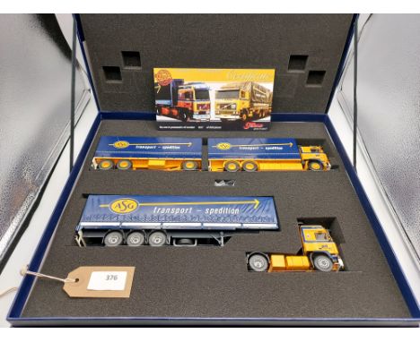 Manufacturer  - Tekno | Description - Volvo ASG Set | Stock Code - 71600 | Notes - VGC - Luxury Gift Box slight marks| Scale 