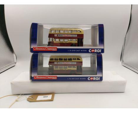 Manufacturer  - Corgi | Description - Job Lot of 2 Bus models | Stock Code - Job Lot | Notes - VGC| Scale - 1:76 | Certificat