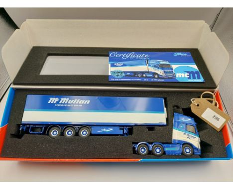 Manufacturer  - Tekno | Description - Volvo FH04 Globetrotter XL & Fridge Trailer - McMullan International | Stock Code - 680