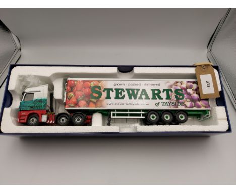 Manufacturer  - Corgi | Description - Mercedes Benz & Fridge Trailer - Eddie Stobart/Stewarts (Trailer) | Stock Code - ? | No