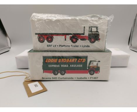Manufacturer  - Atlas | Description - Job lot of 2 models Stobart  | Stock Code - Job Lot | Notes - VGC| Scale - 1:76 | Certi