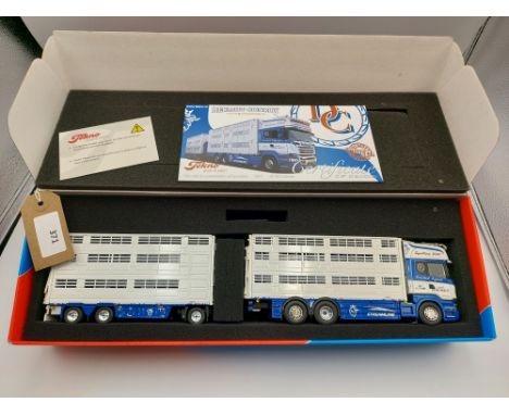 Manufacturer  - Tekno | Description - Scania R-streamline Topline Livestock - Dermot Conroy | Stock Code - 69777 | Notes - Mi
