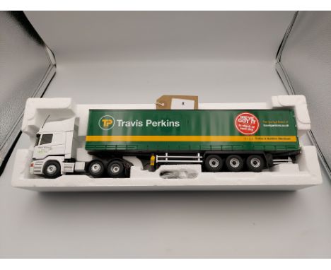 Manufacturer  - Eligor | Description - Scania R Series Topline & Curtainside - Travis Perkins | Stock Code - 115556 | Notes -