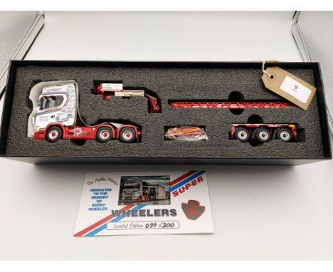 Manufacturer  - WSI | Description - Scania S Highline & Lowloader - Wheelers | Stock Code - 02-3163 | Notes - Mint| Scale - 1