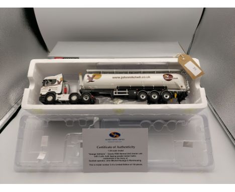 Manufacturer  - WSI | Description - Scania R Normal CR20N & Bulk Trailer - John Mitchell Low Cert Number | Stock Code - 02-25