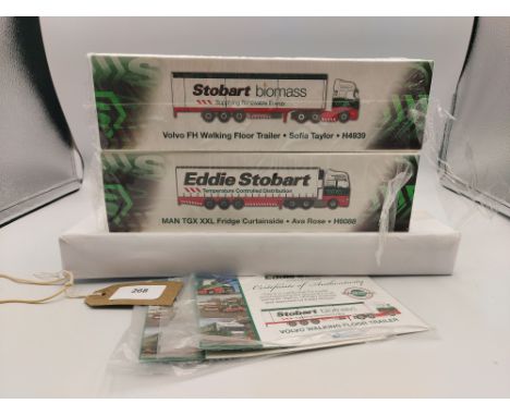 Manufacturer  - Atlas | Description - Job Lot of 2 models - Eddie Stobart | Stock Code - Job Lot | Notes - VGC| Scale - 1:76 