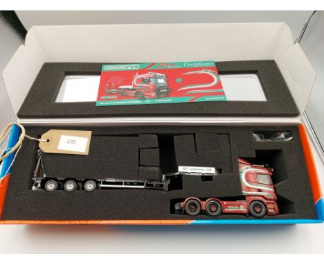 Manufacturer  - Tekno | Description - Scania R-Series Highline & Lowloader Trailer - Connaught Murphy Plant | Stock Code - 63