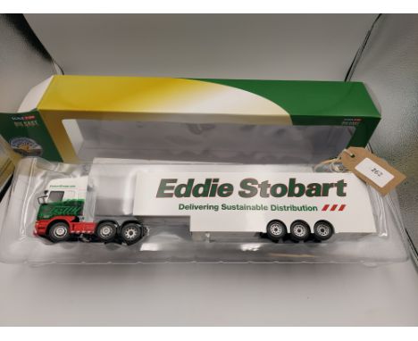 Manufacturer  - Cararama/Oxford | Description - Scania R & Box Trailer - Eddie Stobart | Stock Code - CR029 | Notes - VGC - B