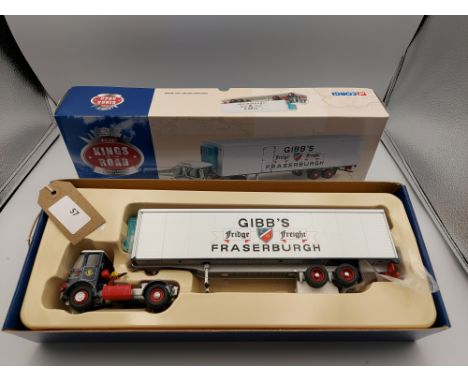 Manufacturer  - Corgi | Description - Atkinson Borderer & Fridge Trailer - Gibbs of Fraserburgh | Stock Code - CC12503 | Note