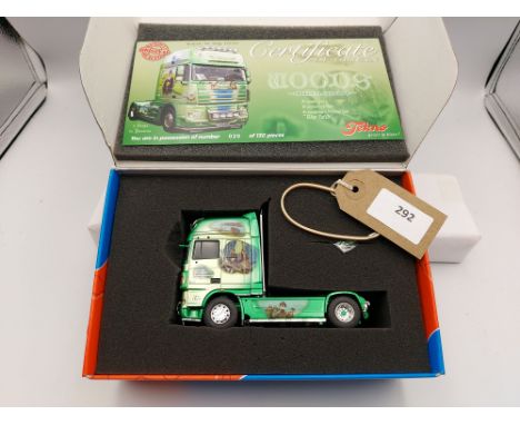 Manufacturer  - Tekno | Description - DAF XF 105 Super Space Cab - B Woods Field | Stock Code - 65845 | Notes - Mint| Scale -