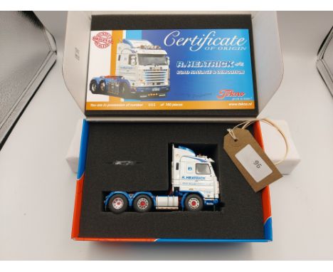 Manufacturer  - Tekno | Description - Scania 3 Series Streamline - R Heatrick | Stock Code - 65846 | Notes - Mint| Scale - 1: