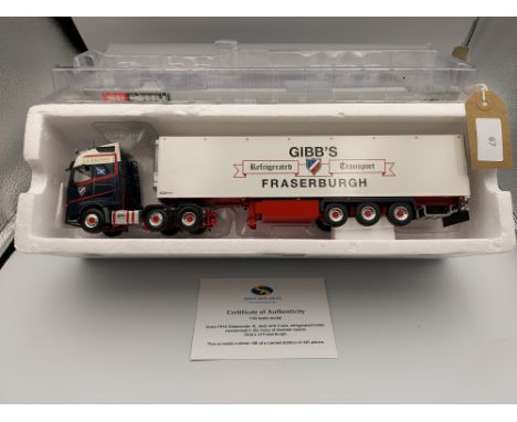 Manufacturer  - WSI | Description - Volvo FH4 Globetrotter XL & Fridge Trailer - Gibbs of Fraserburgh | Stock Code - 02-2007 