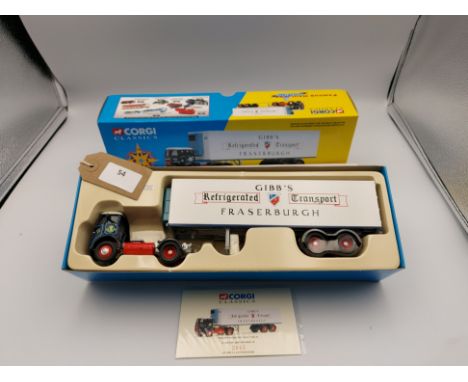 Manufacturer  - Corgi | Description - Atkinson & Fridge Trailer - Gibbs of Fraserburgh | Stock Code - 28201 | Notes - Mint| S