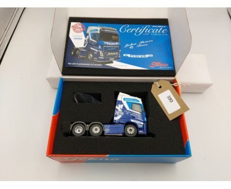 Manufacturer  - Tekno | Description - Volvo FH04 Globetrotter - John Power | Stock Code - 74168 | Notes - Mint| Scale - 1:50 