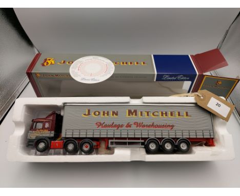 Manufacturer  - Corgi | Description - MAN Curtainside - John Mitchell | Stock Code - CC12001 | Notes - VGC - Box Good| Scale 