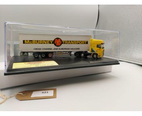Manufacturer  - Oxford | Description - DAF 105 & Fridge Trailer - McBurney Transport | Stock Code - DAF03FR | Notes - VGC - B