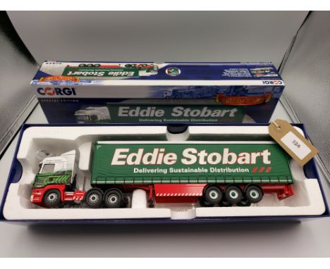 Manufacturer  - Corgi | Description - Scania R & Curtainside Trailer - Eddie Stobart | Stock Code - CC13749 | Notes - Mint| S
