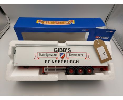 Manufacturer  - Corgi | Description - Fridge Trailer - Gibbs of Fraserburgh | Stock Code - CC19902 | Notes - Mint| Scale - 1: