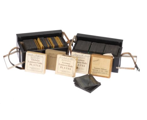 Collection of Magic Lantern Slides - Canada, large collection of slides of travels around Canada, with images of hotels, moun