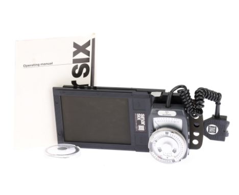 A Sinar Six Light Meter, boxed, untested, in G-VG condition, with instruction manual,