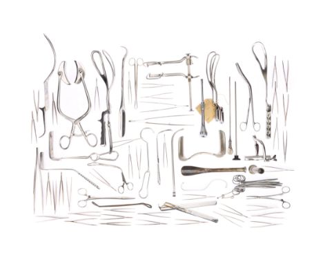 Large Collection of Vintage Surgical Instruments, including retractors, forceps, clamps etc (a lot)