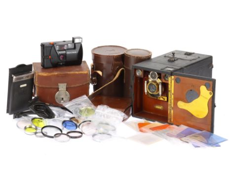 A Mixed Selection of Cameras &amp; Accessories, to include a Pentax PC35AF, body G-VG working at time of auction, optics VG, 
