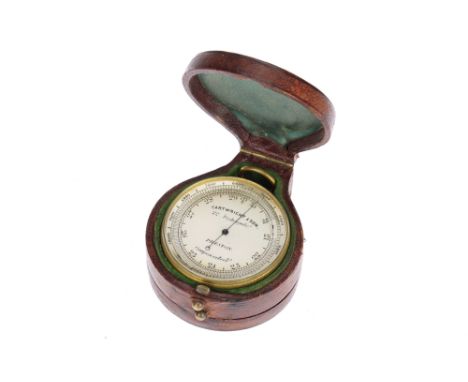 Sold at Auction: A long leather cased dipping thermometer with